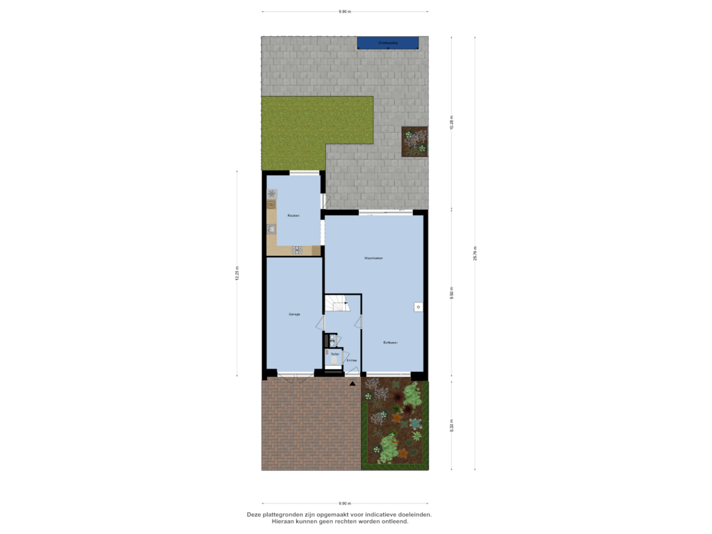 Bekijk plattegrond van Begane Grond Tuin van Vrijdagstraat 24