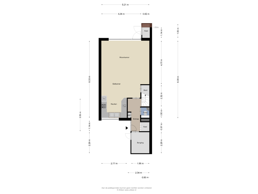 Bekijk plattegrond van Begane Grond van Snoekenveen 963