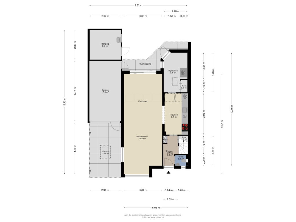 Bekijk plattegrond van Begane Grond van George Wilhelmlaan 38