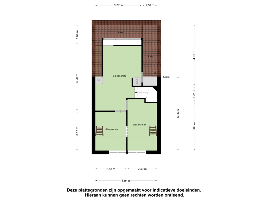 Bekijk plattegrond van Tweede Verdieping van Lekstraat 8