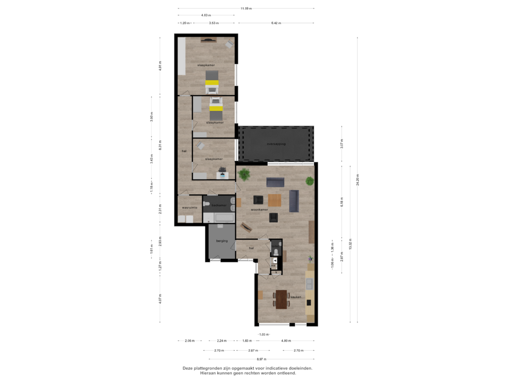 View floorplan of Appartement of Zandkever 31