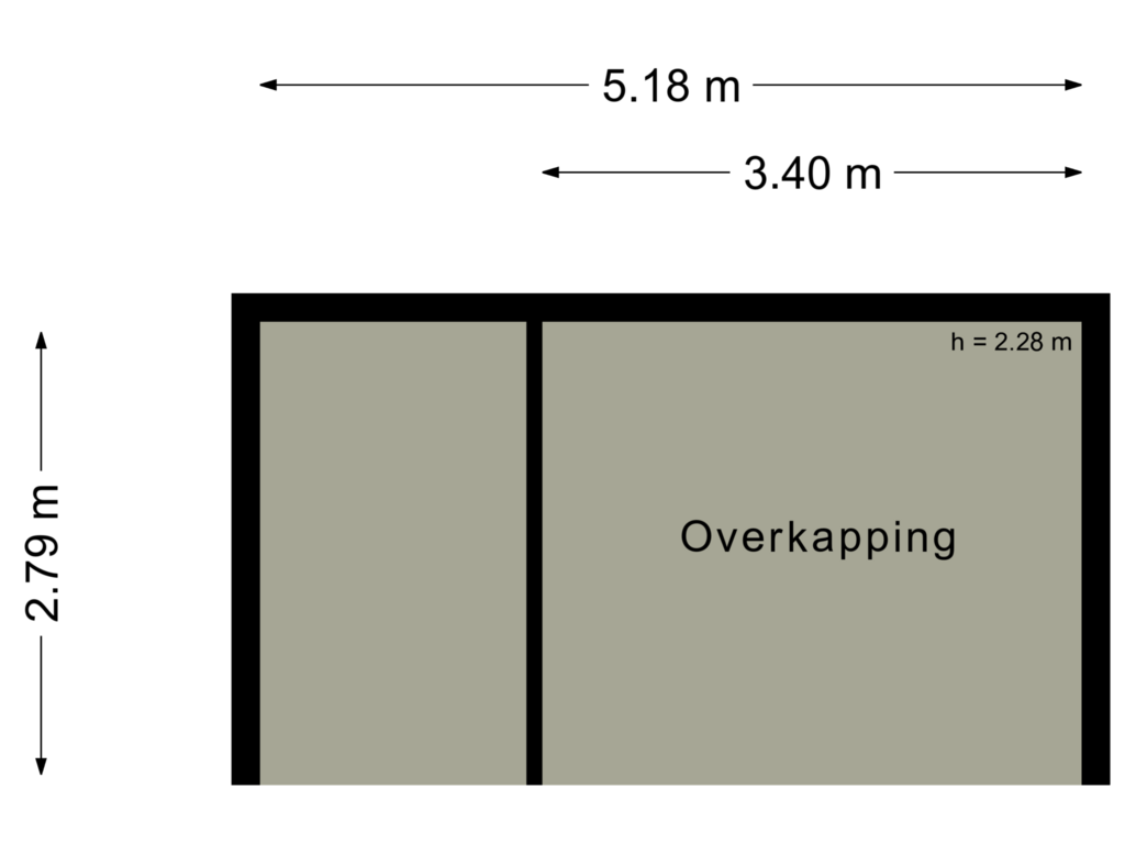 View floorplan of Overkapping of De Strook 7