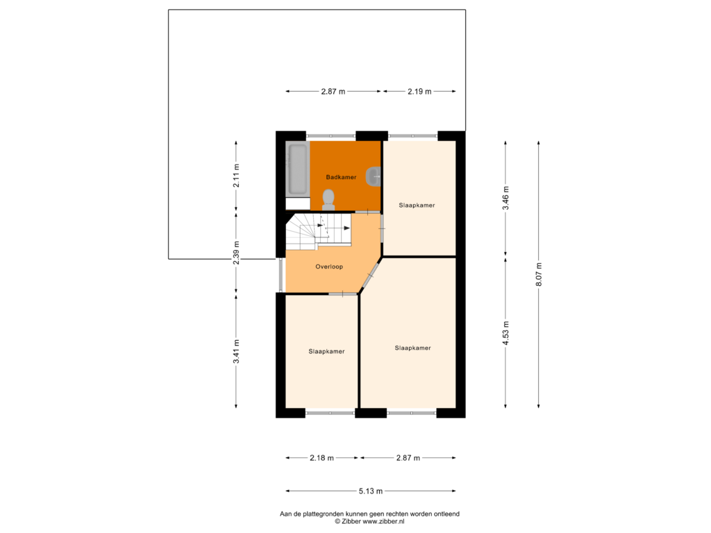 Bekijk plattegrond van Eerste Verdieping van Berger-ven 5