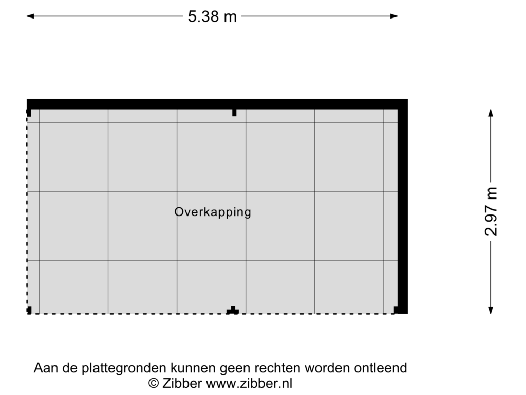 Bekijk plattegrond van Overkapping van Berger-ven 5