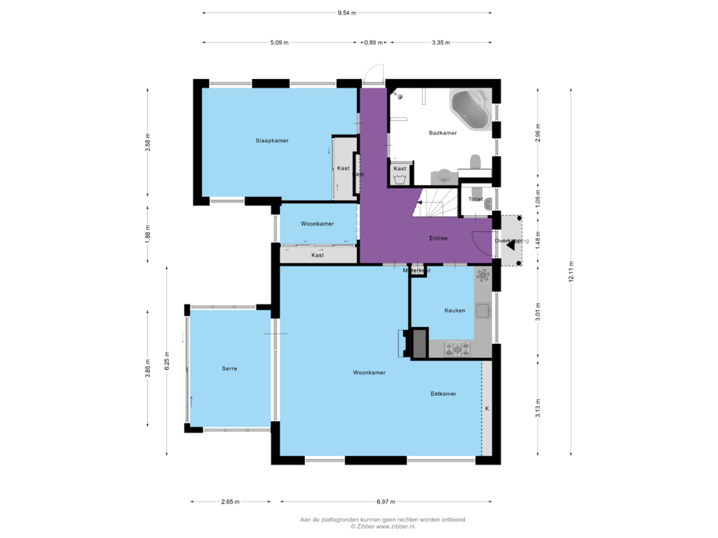 Bekijk plattegrond van Begane Grond van Singelweg 1