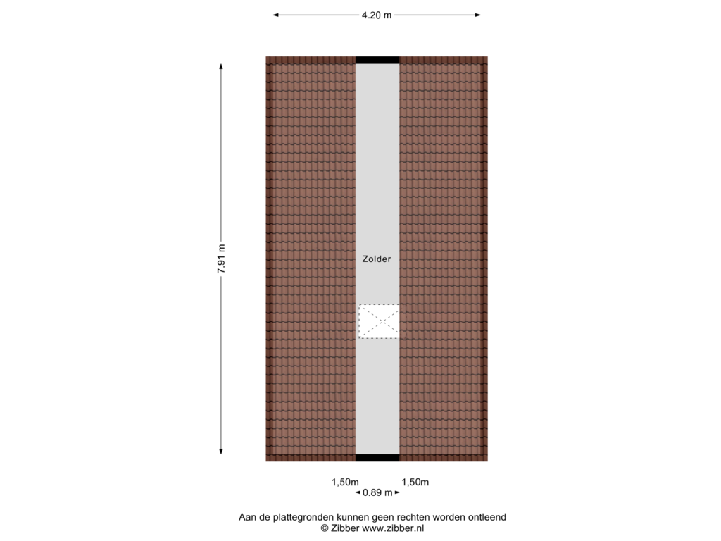 Bekijk plattegrond van Zolder van Singelweg 1