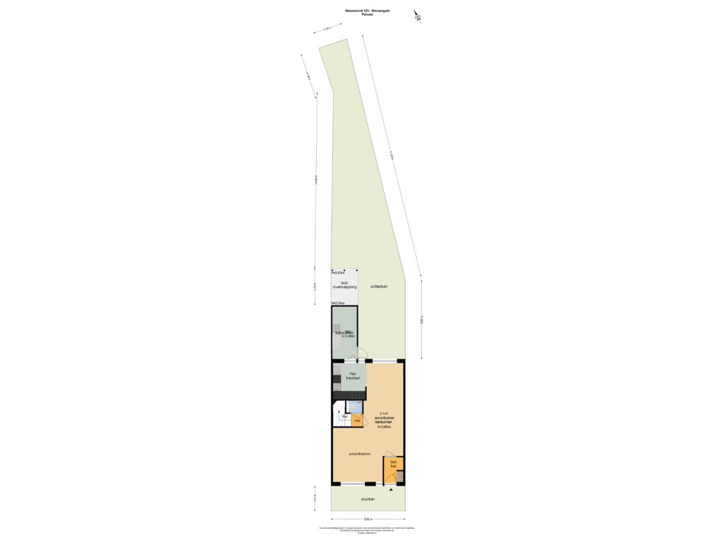 Bekijk plattegrond van PERCEEL van Steenarend 103