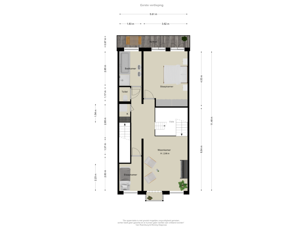 Bekijk plattegrond van Eerste verdieping van Gijsbrecht van Aemstelstraat 11