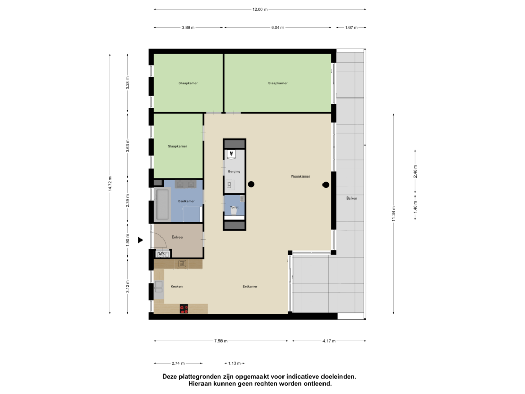 Bekijk plattegrond van Appartement van Victoria 51