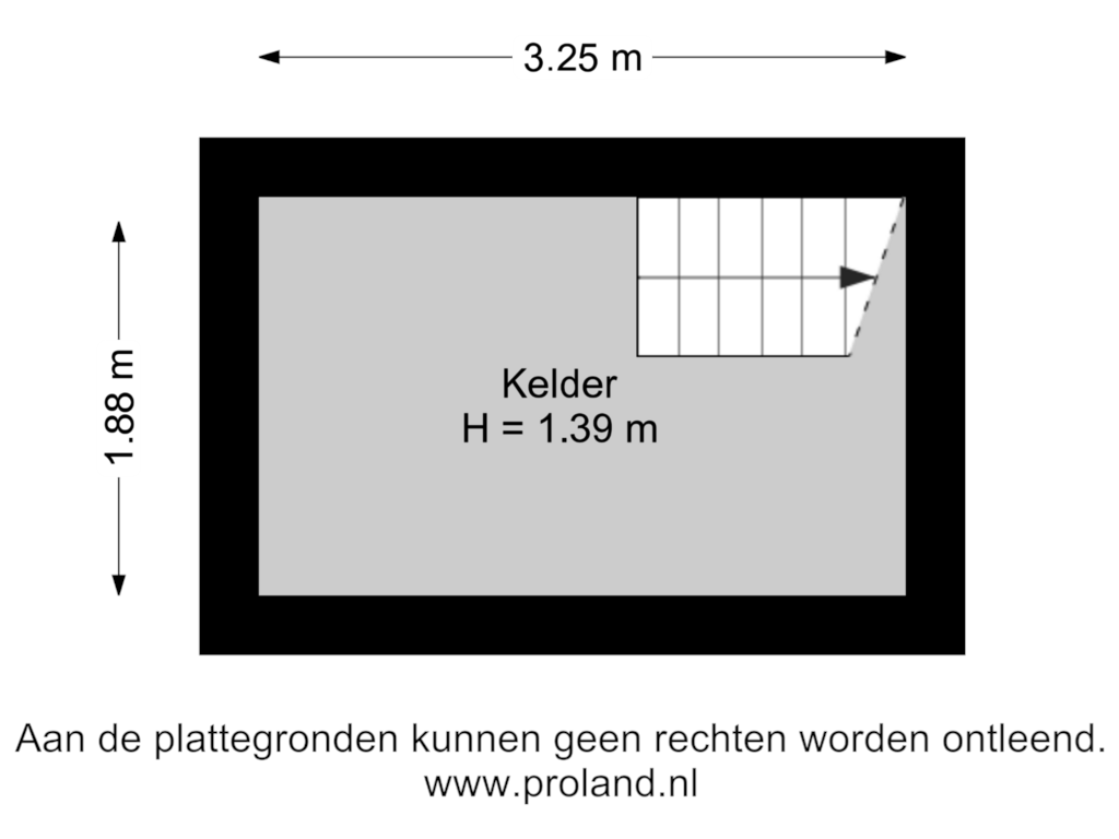 Bekijk plattegrond van Kelder van Oudeweg 5