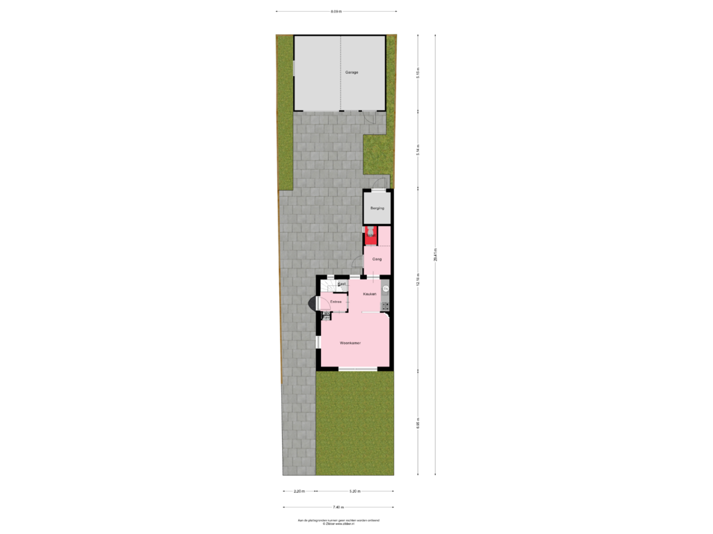 Bekijk plattegrond van Begane Grond _Tuin van Efterwei 5