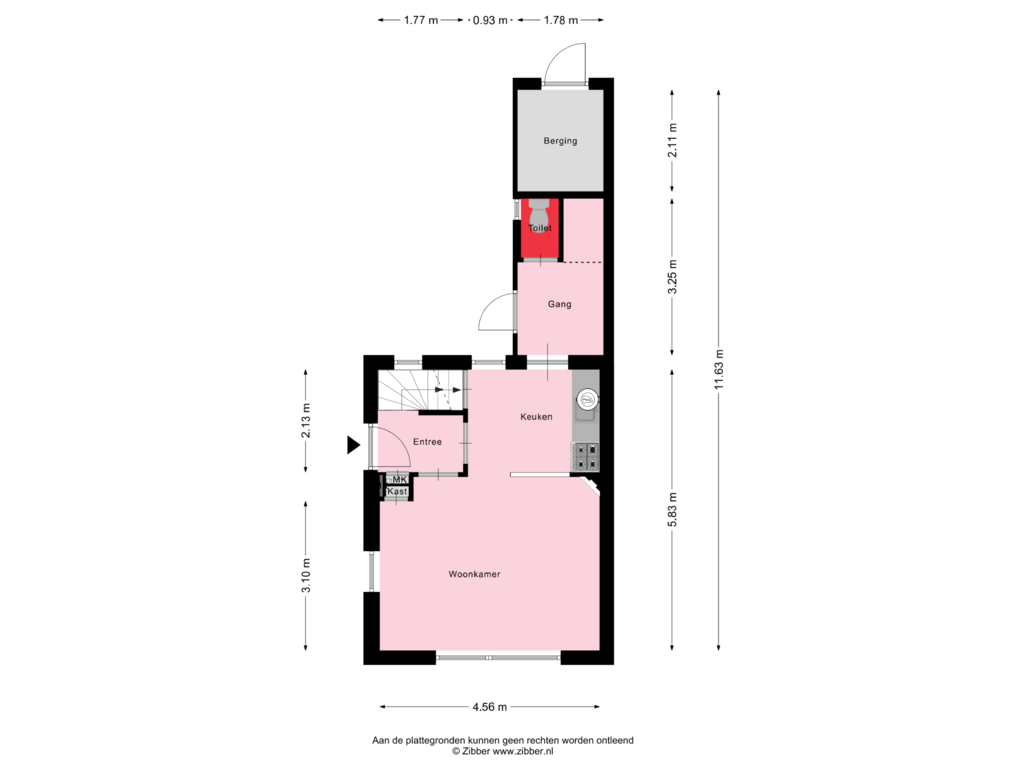 Bekijk plattegrond van Begane Grond van Efterwei 5