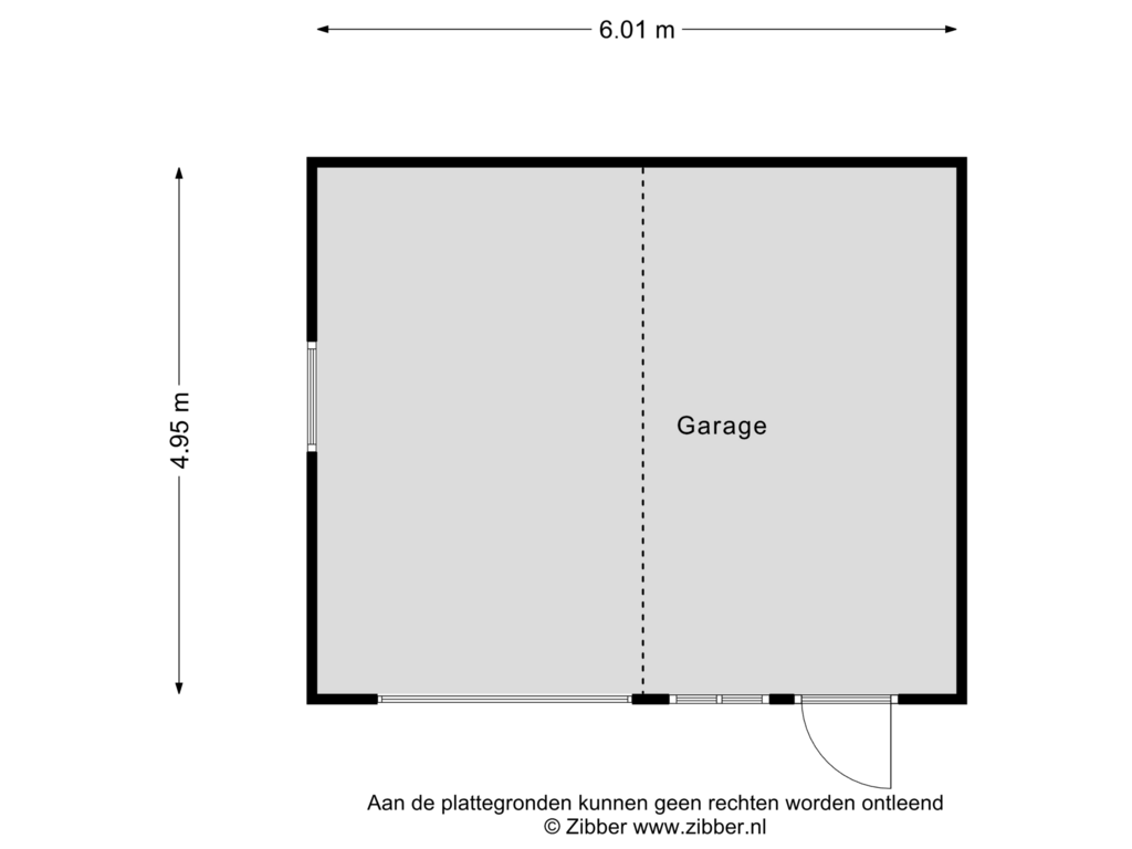 Bekijk plattegrond van Garage van Efterwei 5