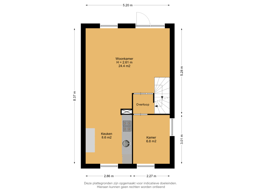 View floorplan of Begane Grond of Parkdreef 99