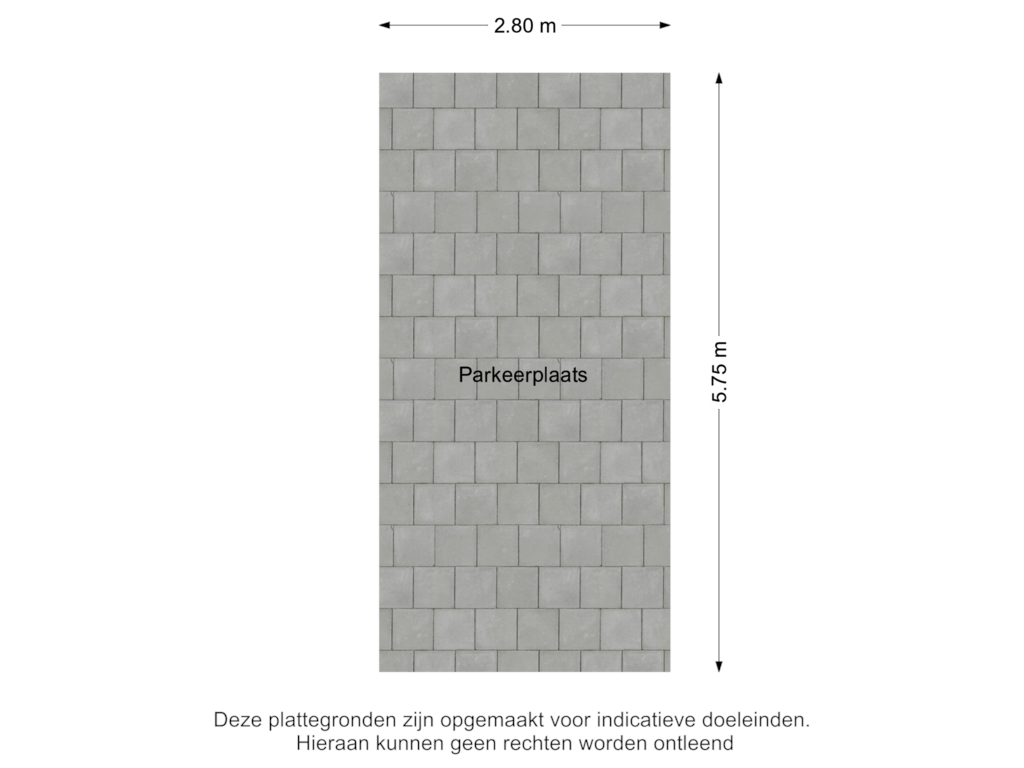 View floorplan of Parkeerplaats of Parkdreef 99