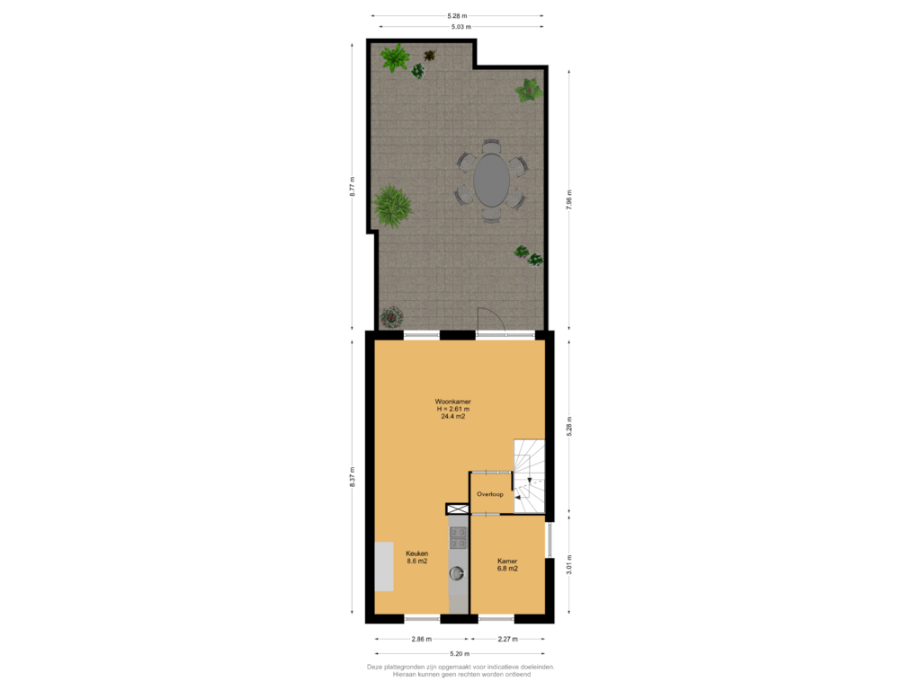 View floorplan of Begane Grond Met Kavel of Parkdreef 99