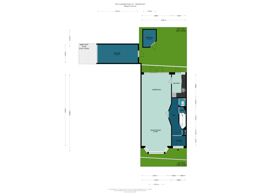 Bekijk plattegrond van Begane Grond van Van IJsselsteinlaan 17