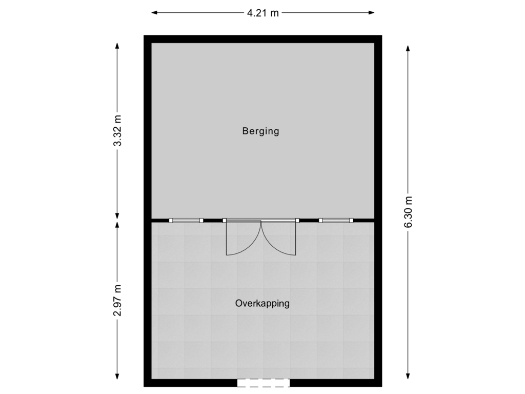 Bekijk plattegrond van Berging van De Schokker 14