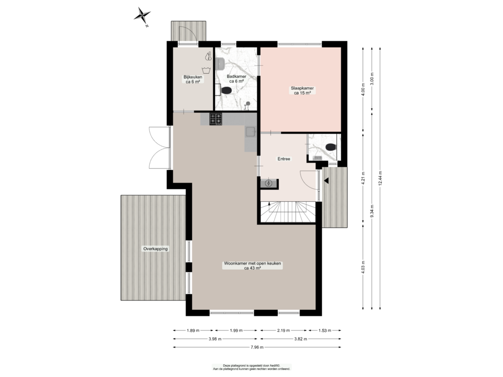 Bekijk plattegrond van Begane grond van Boersterweg 71