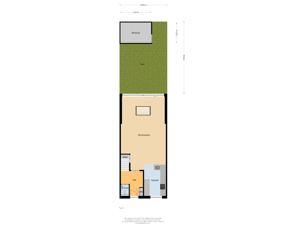 View floorplan of Tuin of Willem Gerresepad 77