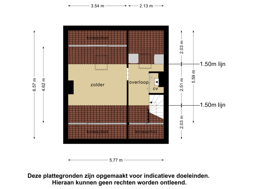 Bekijk plattegrond van 2e Verdieping van Lansing 33