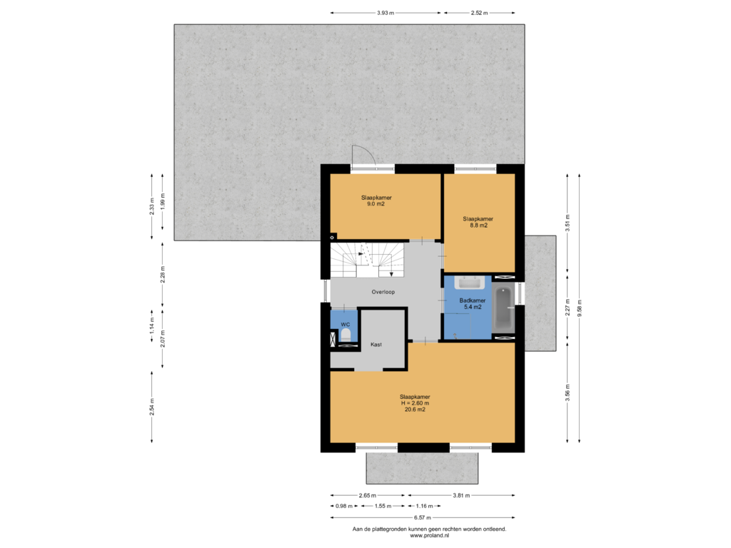 Bekijk plattegrond van 1e Verdieping van Molenaarslaan 4