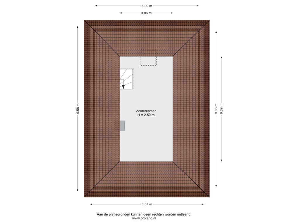 Bekijk plattegrond van 2e Verdieping van Molenaarslaan 4