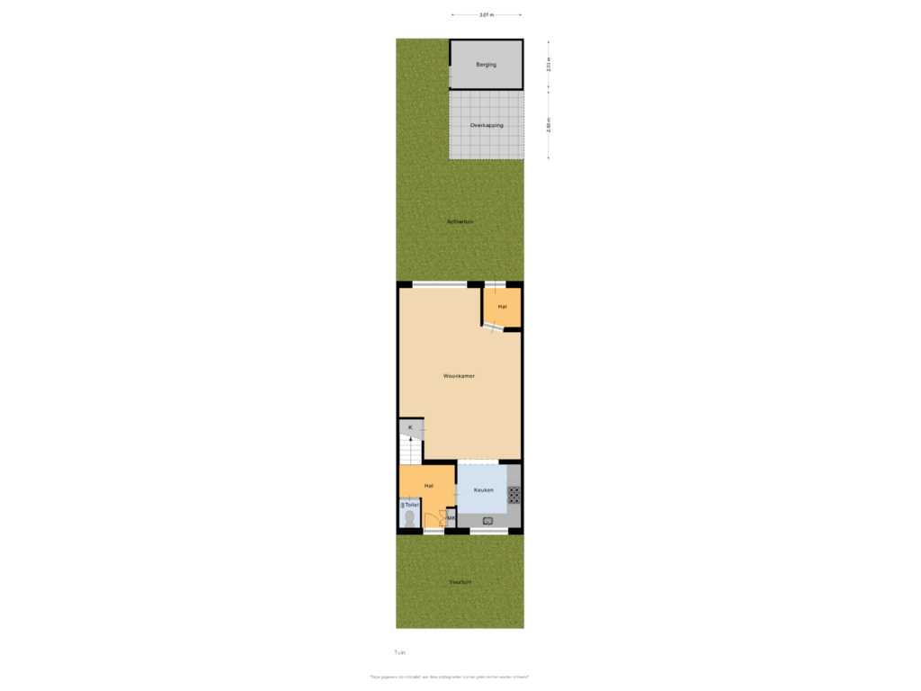 View floorplan of Tuin of Vredenburg 41