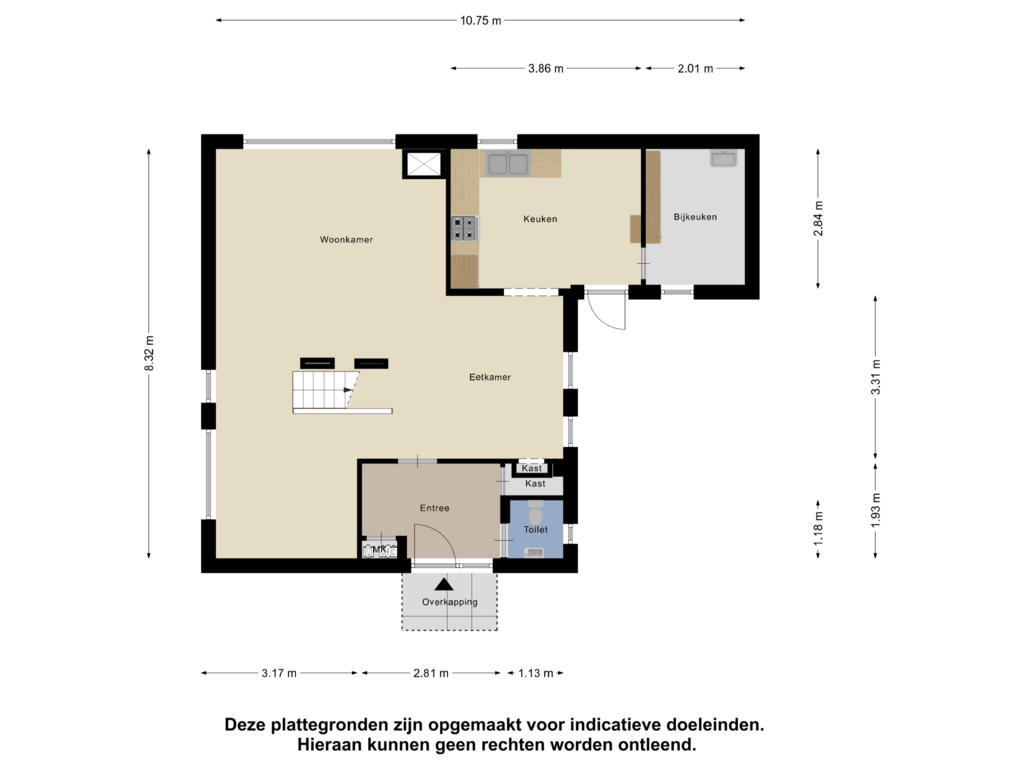 Bekijk plattegrond van Begane Grond van Tiros 14