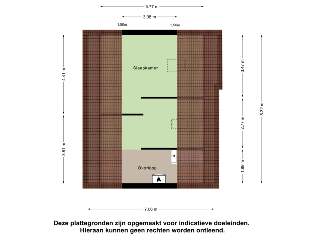 Bekijk plattegrond van Tweede Verdieping van Tiros 14