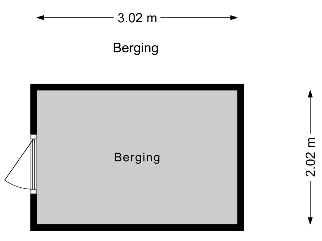 Bekijk plattegrond van Berging van Schouwwerf 6