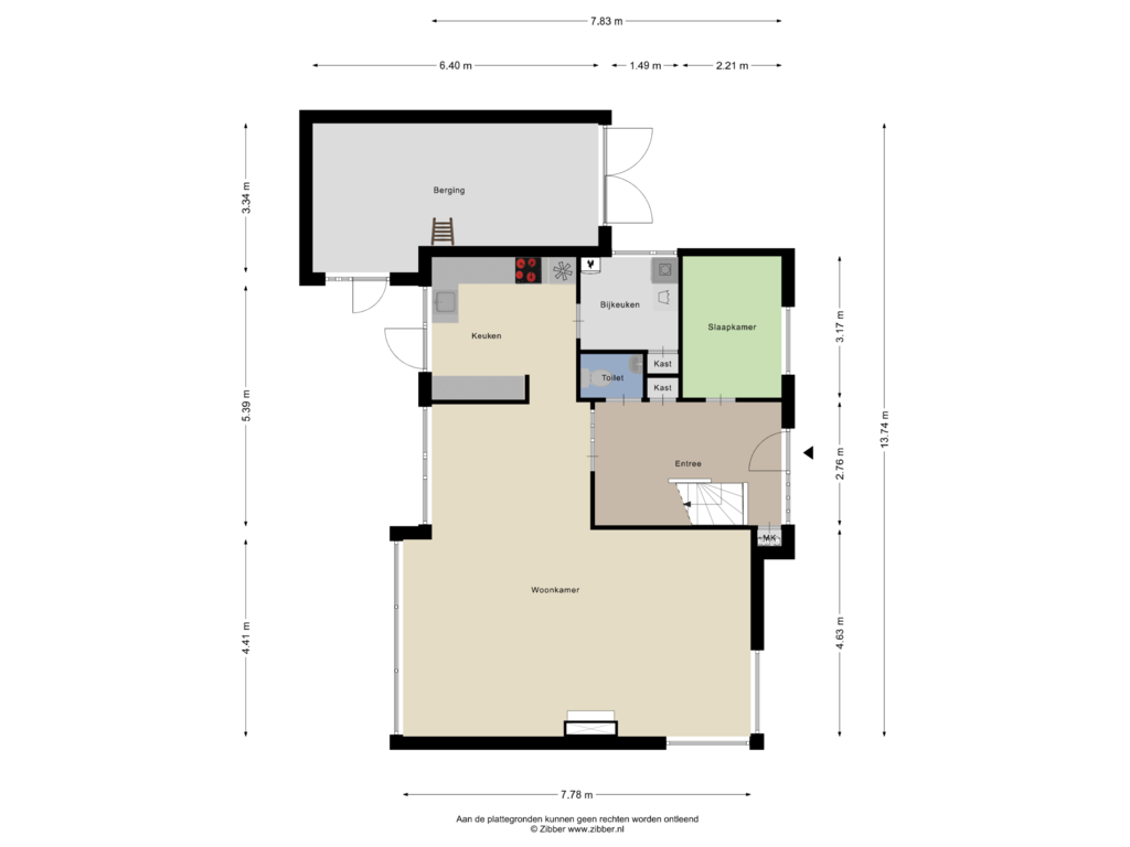 Bekijk plattegrond van Begane Grond van Vaarwerkhorst 133