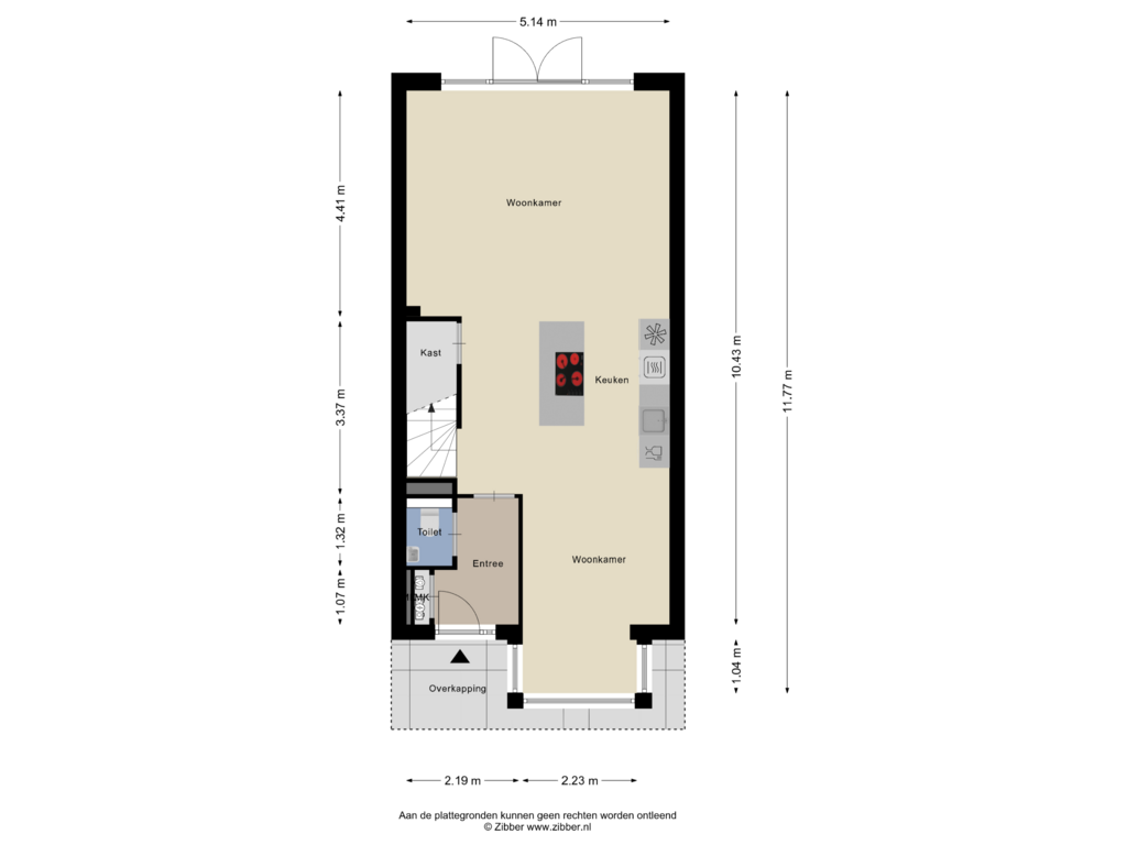 Bekijk plattegrond van Begane Grond van Ankerkade 4