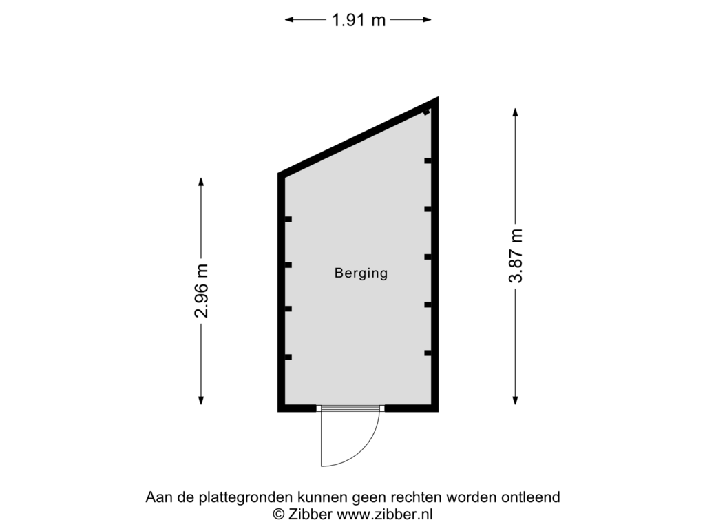 Bekijk plattegrond van Berging van Ankerkade 4