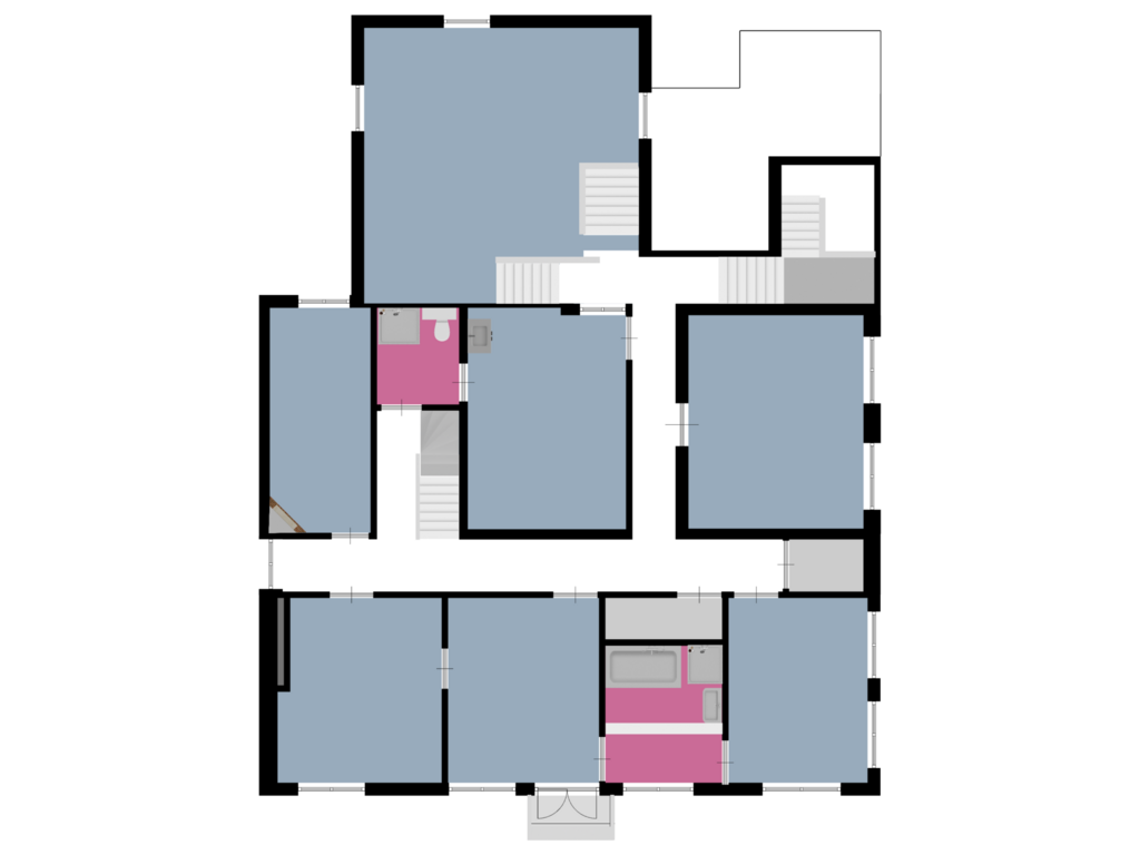 Bekijk plattegrond van Eerste verdieping van Dorpstraat 25