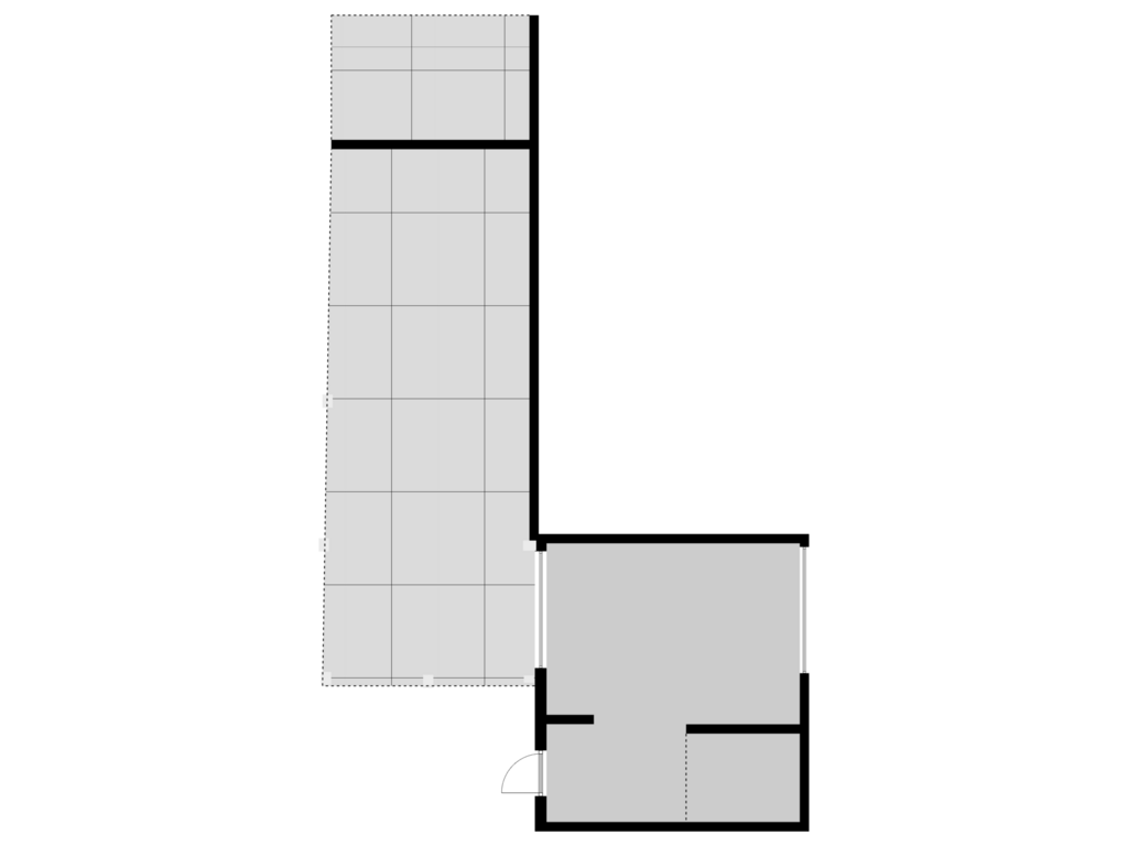 Bekijk plattegrond van Garage van Dorpstraat 25