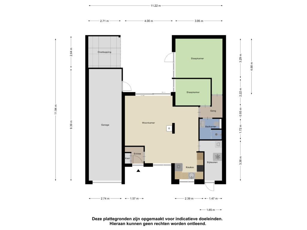 Bekijk plattegrond van Appartement van Boekelstraat 22