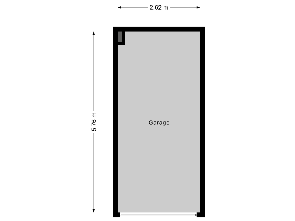 View floorplan of Garage of Rozenhof 2