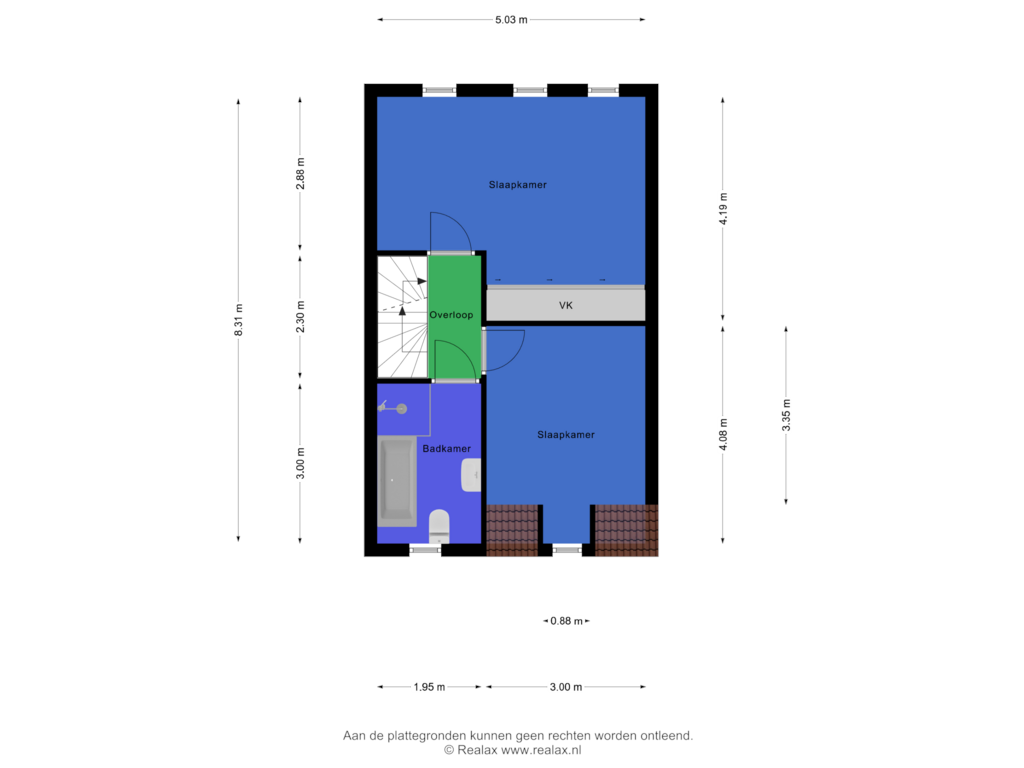 Bekijk plattegrond van Verdieping 1 van Madameperenlaan 64