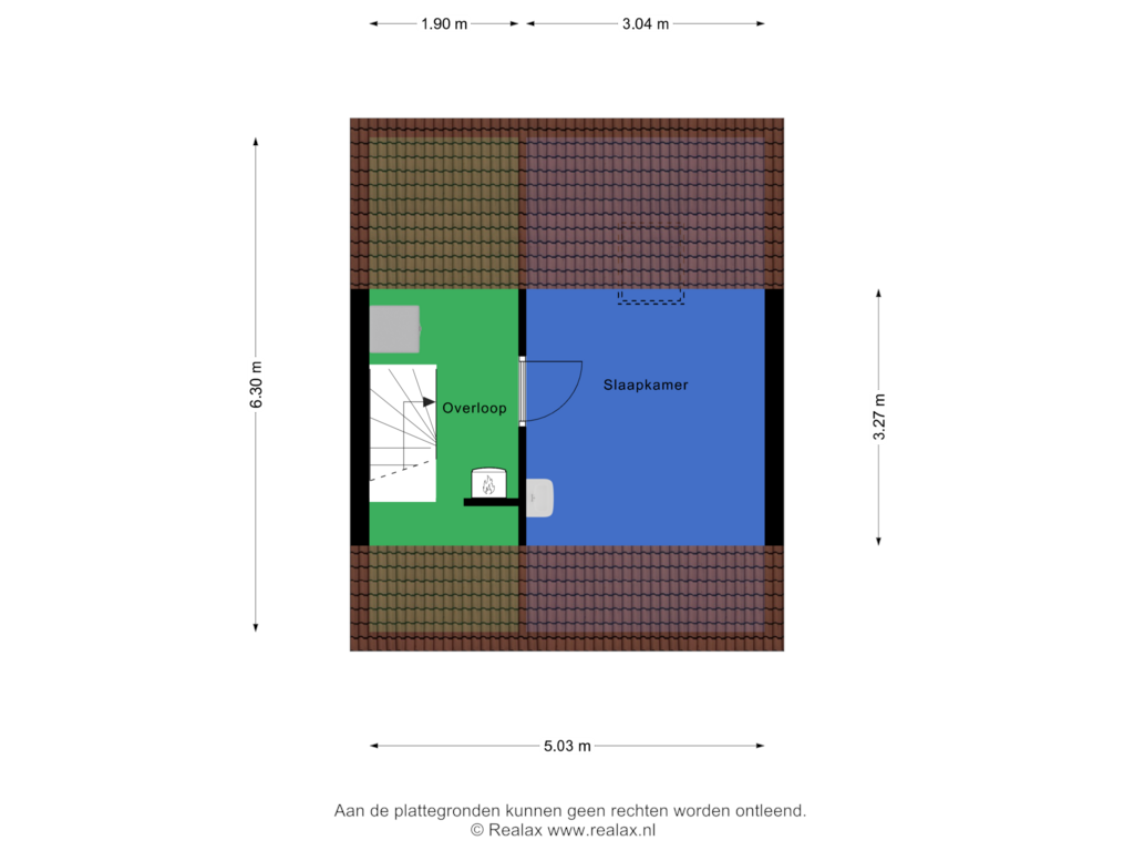 Bekijk plattegrond van Verdieping 2 van Madameperenlaan 64