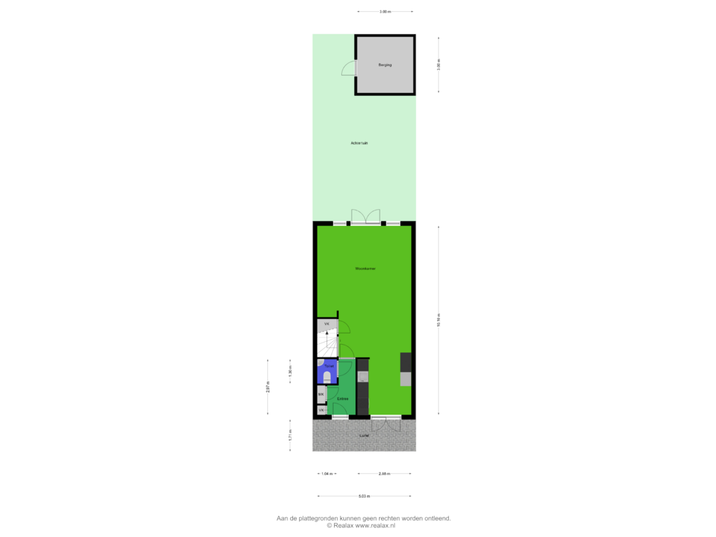 Bekijk plattegrond van Begane grond Tuin van Madameperenlaan 64