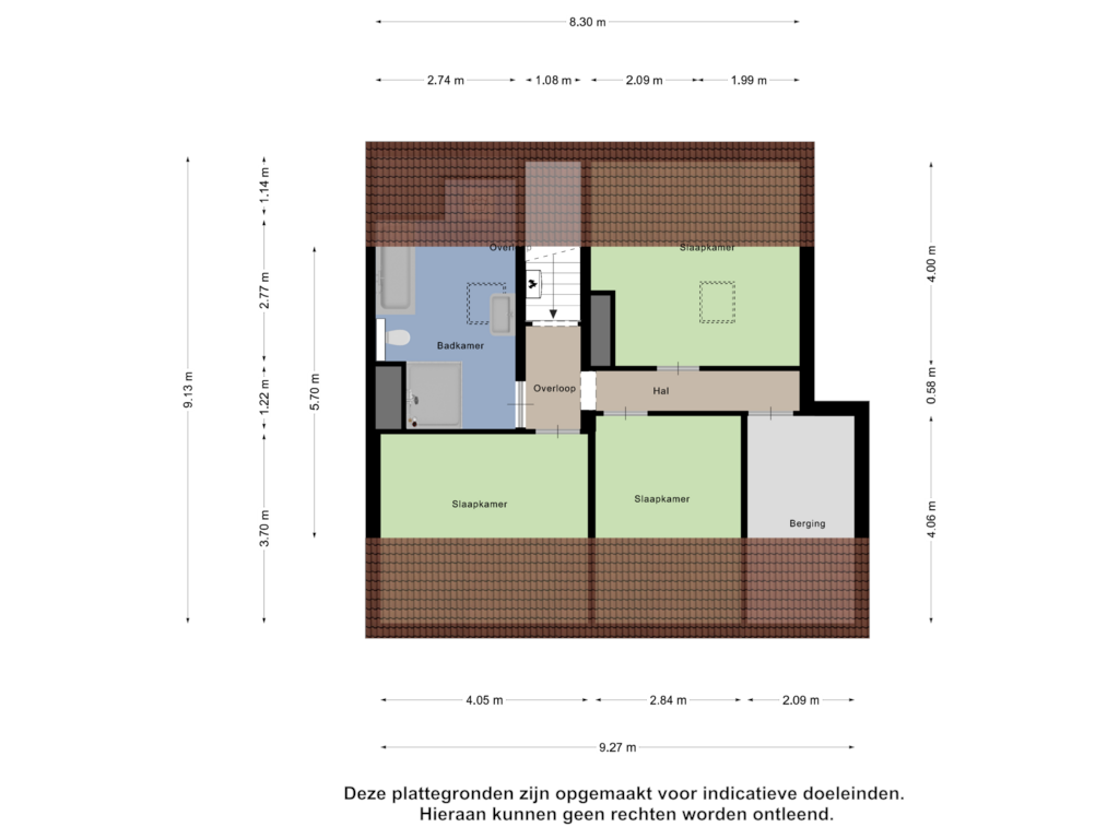 Bekijk plattegrond van Verde Verdieping van Parallelweg 94-D