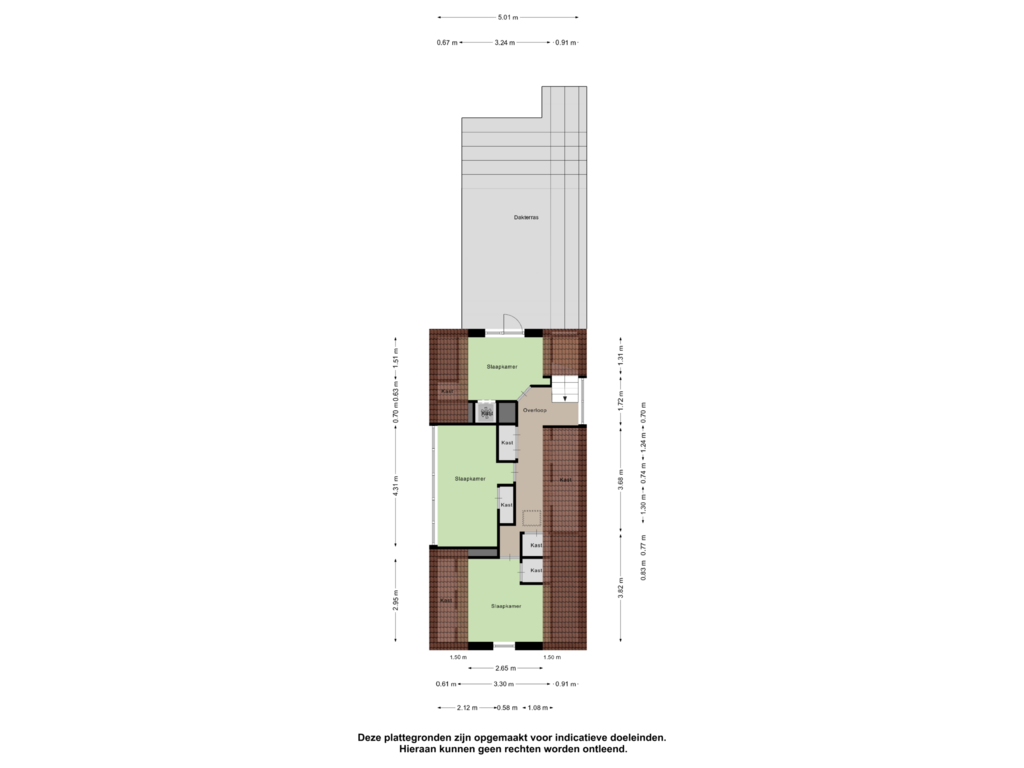 Bekijk plattegrond van Eerste Verdieping van Hoofdstraat 212