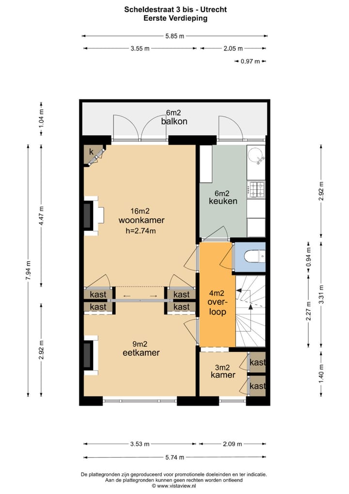 Foto 32 van Scheldestraat 3-BS