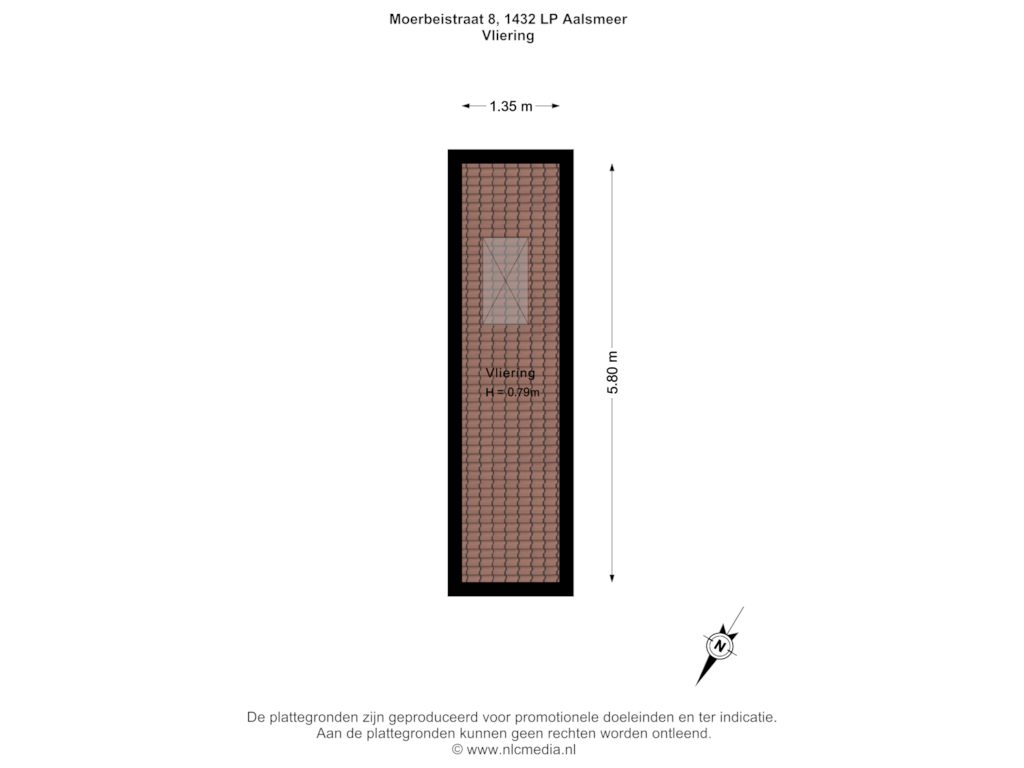 Bekijk plattegrond van Vliering van Moerbeistraat 8