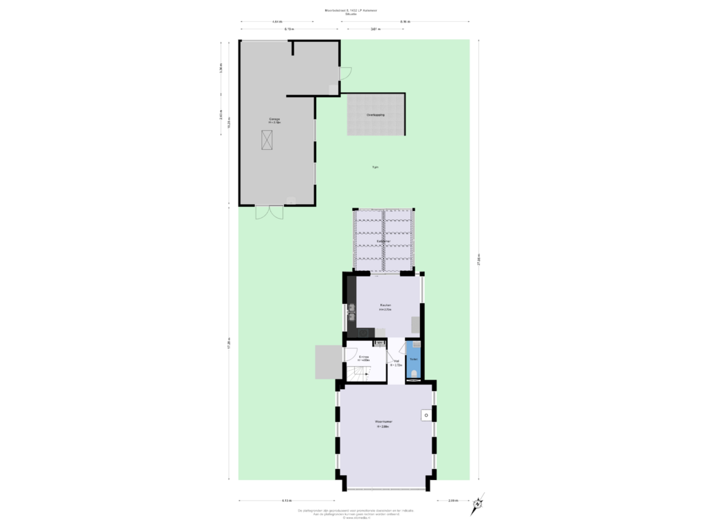 Bekijk plattegrond van Situatie van Moerbeistraat 8