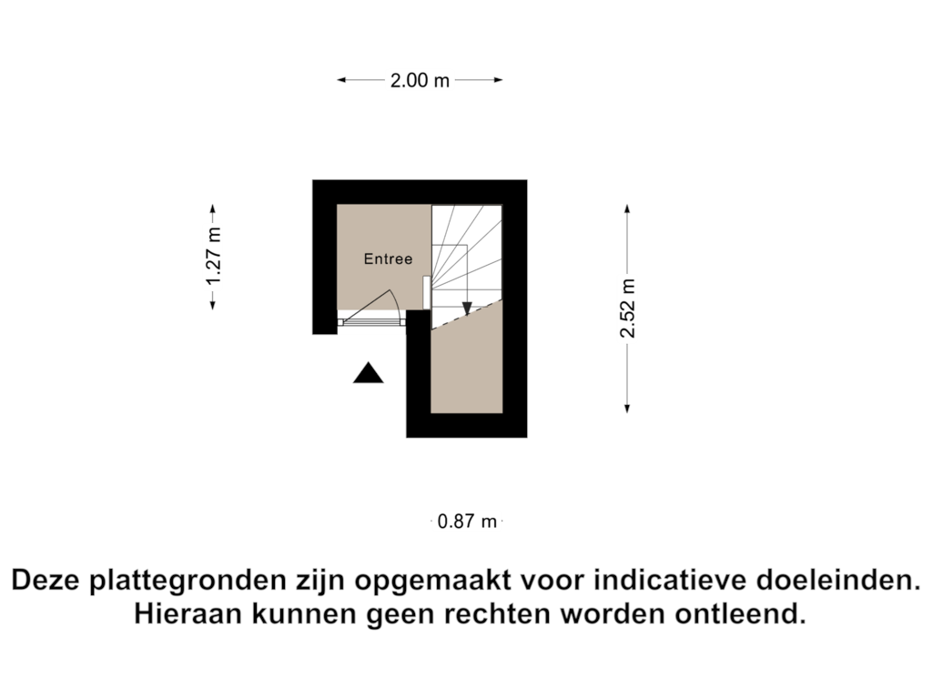 View floorplan of Begane Grond of Paul Krugerkade 15-B