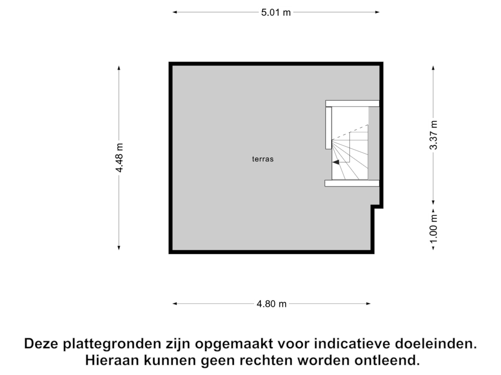 View floorplan of Terras of Paul Krugerkade 15-B