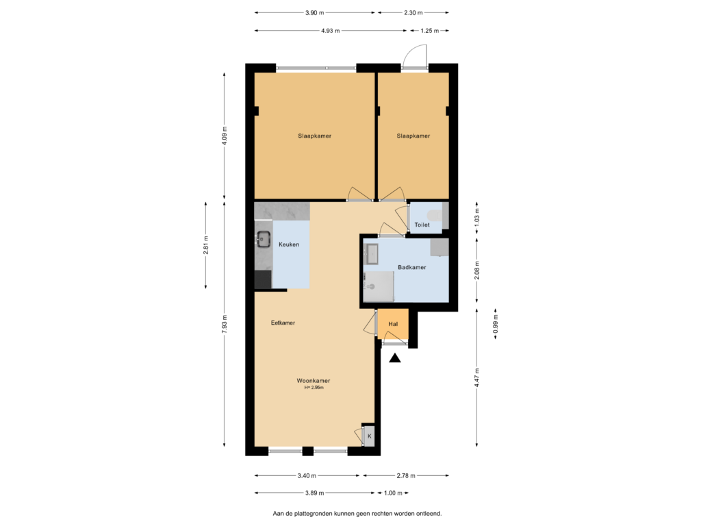 Bekijk plattegrond van Begane grond van Willem Barentszstraat 13