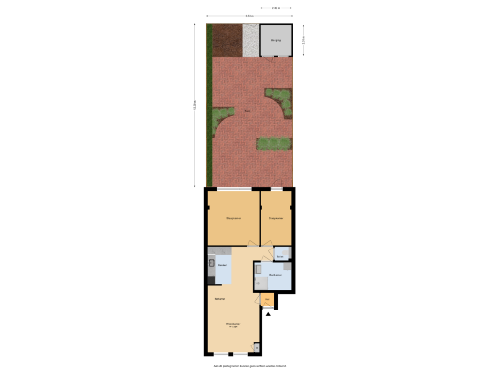 Bekijk plattegrond van Situatie van Willem Barentszstraat 13